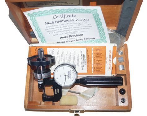 conversion chart for ames portable hardness tester|ames hardness tester model 1.